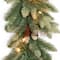 9ft. Pre-lit Copenhagen Artificial Christmas Spruce Garland with Flocked Cones & 50 Clear Lights